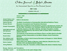 Tablet Screenshot of oj.bahaistudies.net